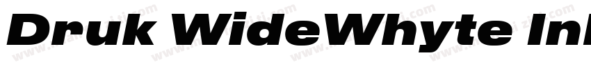 Druk WideWhyte Inktr字体转换